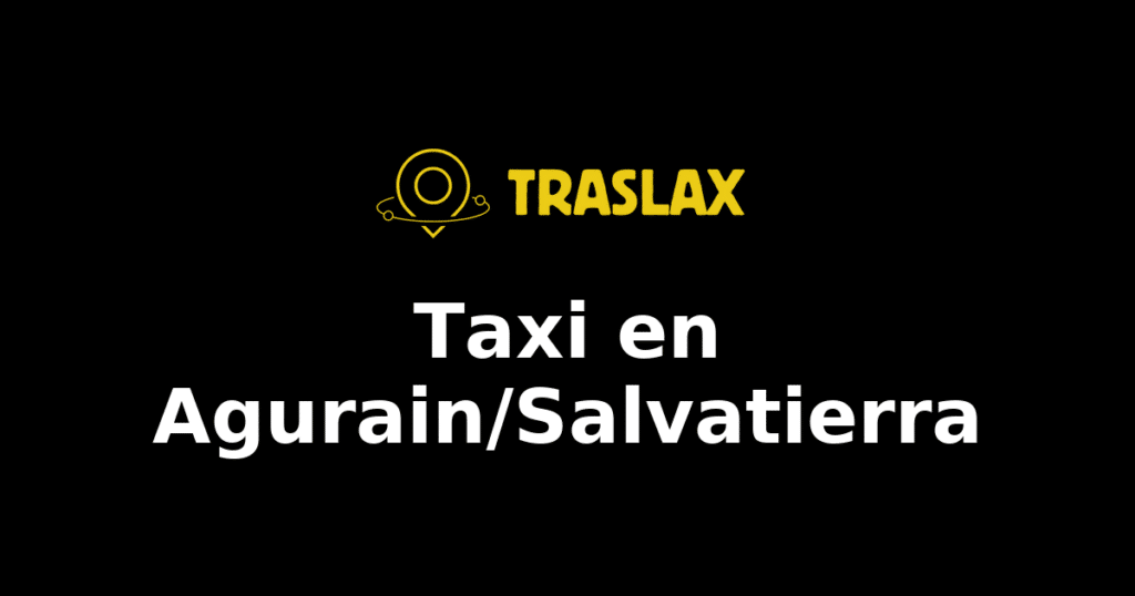 Taxi y traslado en Agurain/Salvatierra