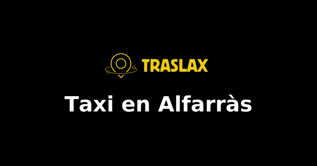 Taxi y traslado en Alfarràs