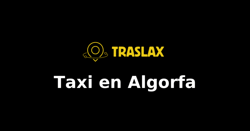 Taxi y traslado en Algorfa
