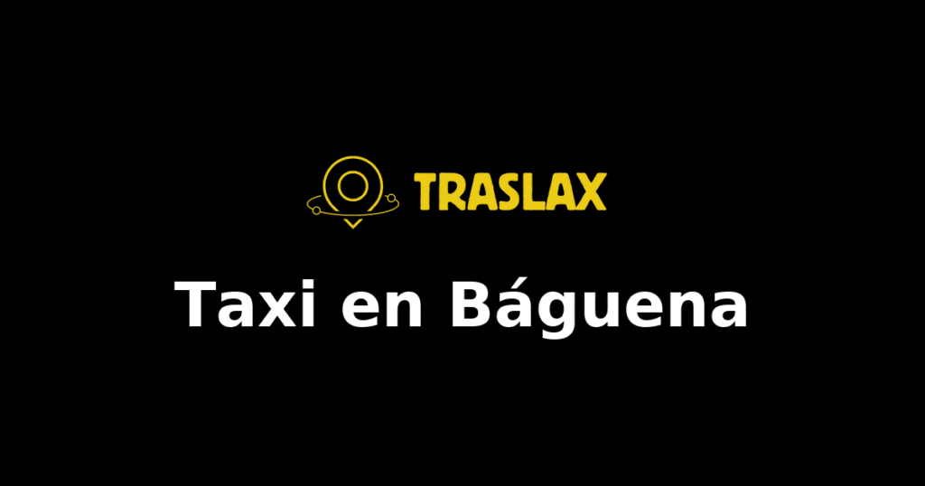 Taxi y traslado en Báguena
