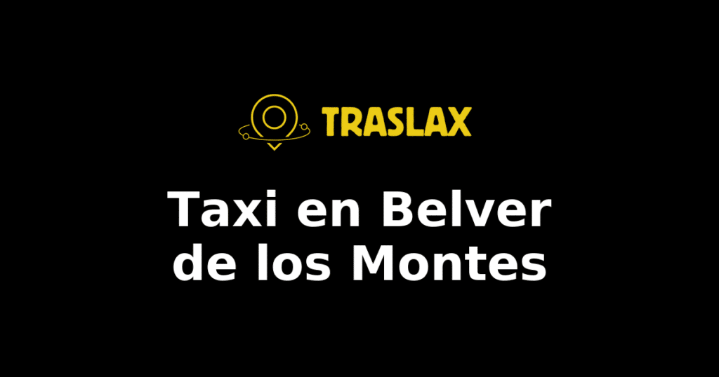 Taxi y traslado en Belver de los Montes