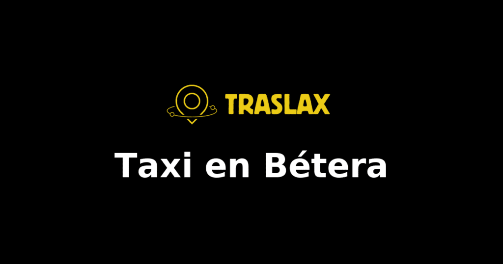 Taxi y traslado en Bétera