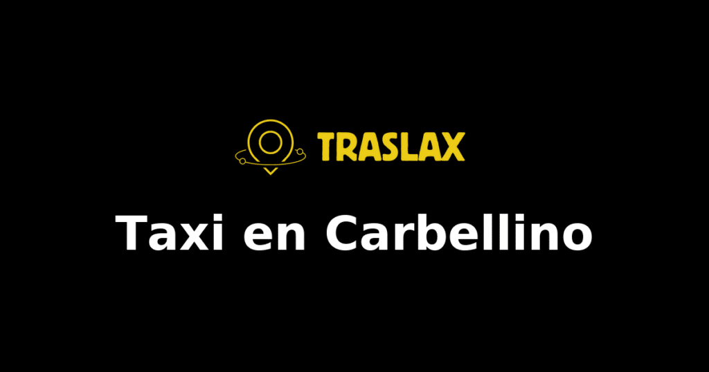 Taxi y traslado en Carbellino
