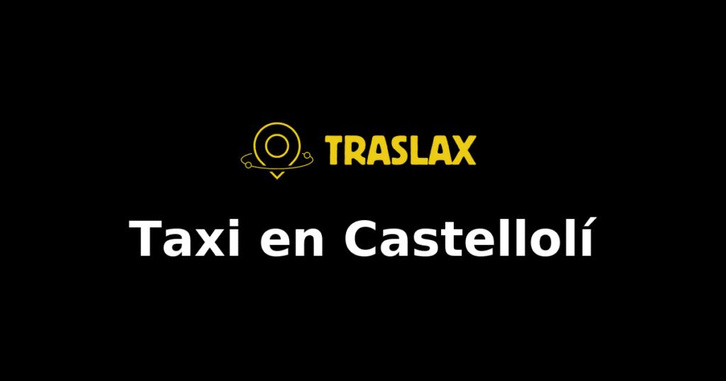 Taxi y traslado en Castellolí