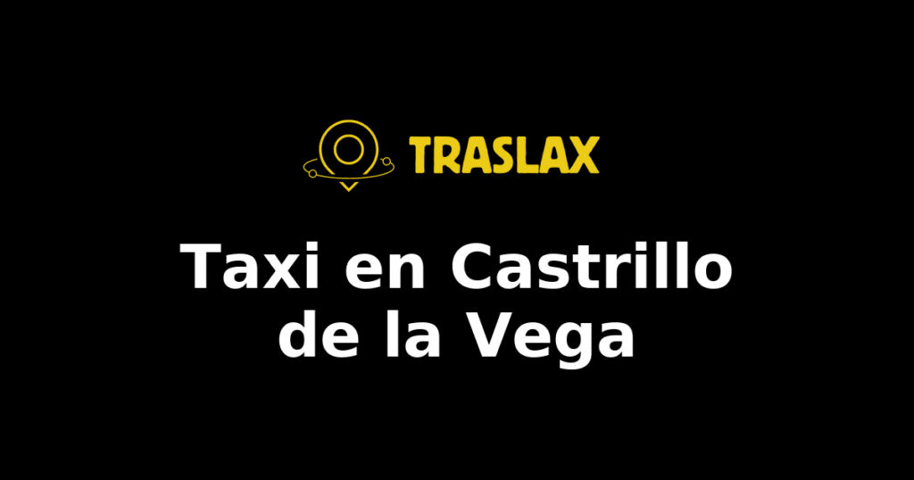 Taxi y traslado en Castrillo de la Vega