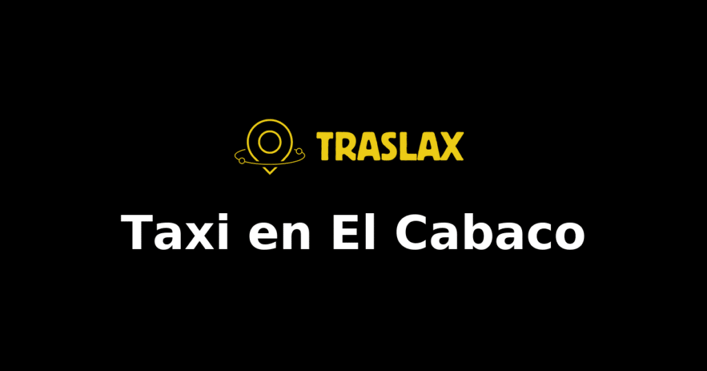 Taxi y traslado en El Cabaco
