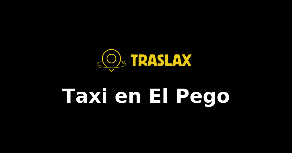 Taxi y traslado en El Pego