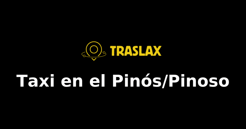 Taxi y traslado en el Pinós/Pinoso