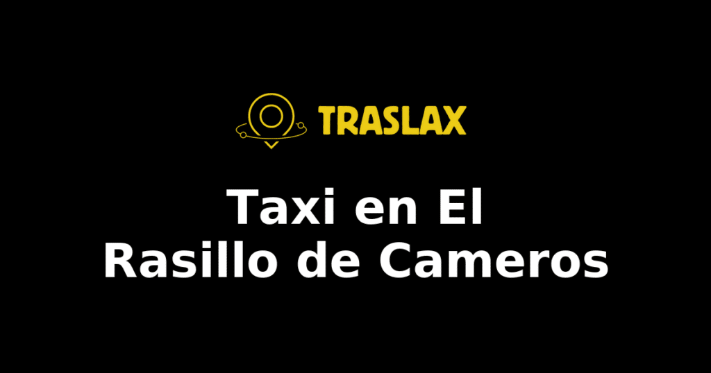 Taxi y traslado en El Rasillo de Cameros