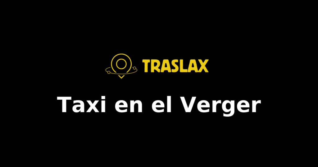 Taxi y traslado en el Verger