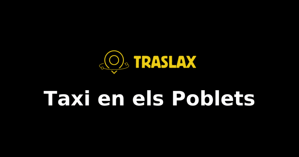 Taxi y traslado en els Poblets