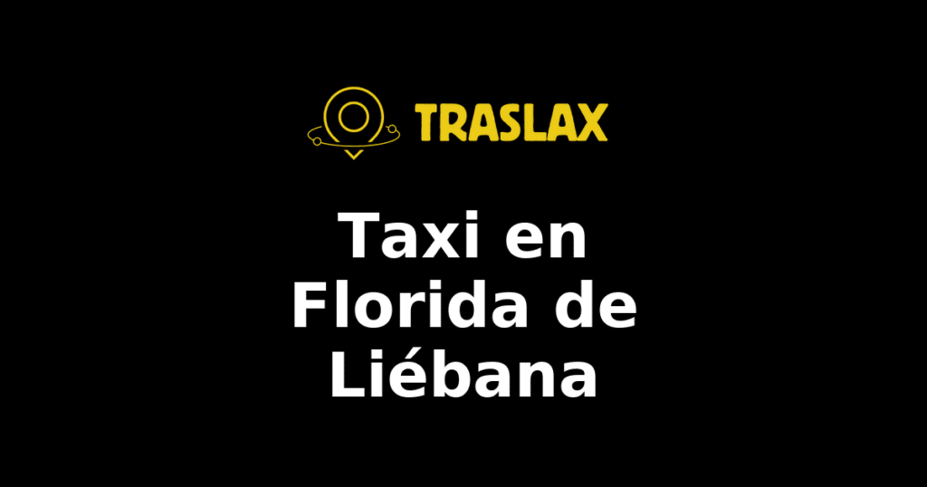Taxi y traslado en Florida de Liébana