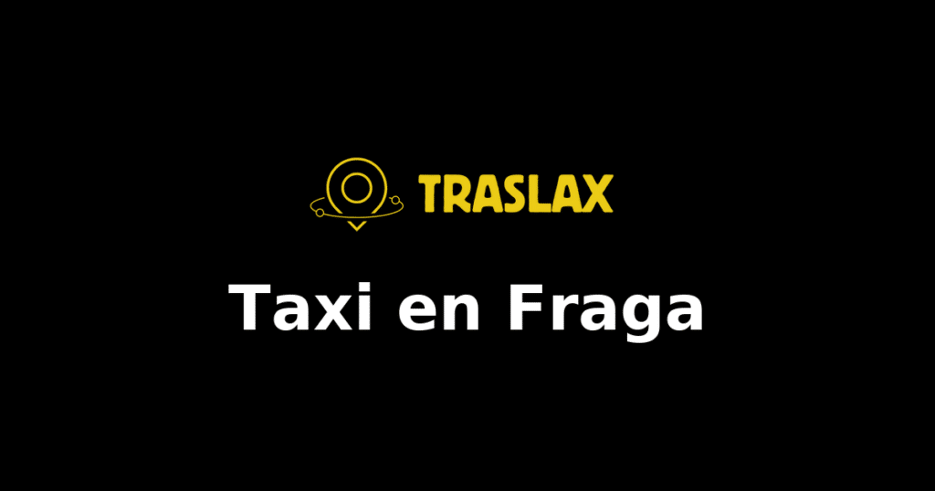 Taxi y traslado en Fraga