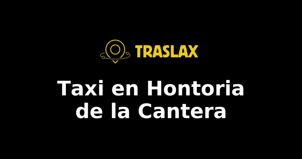 Taxi y traslado en Hontoria de la Cantera