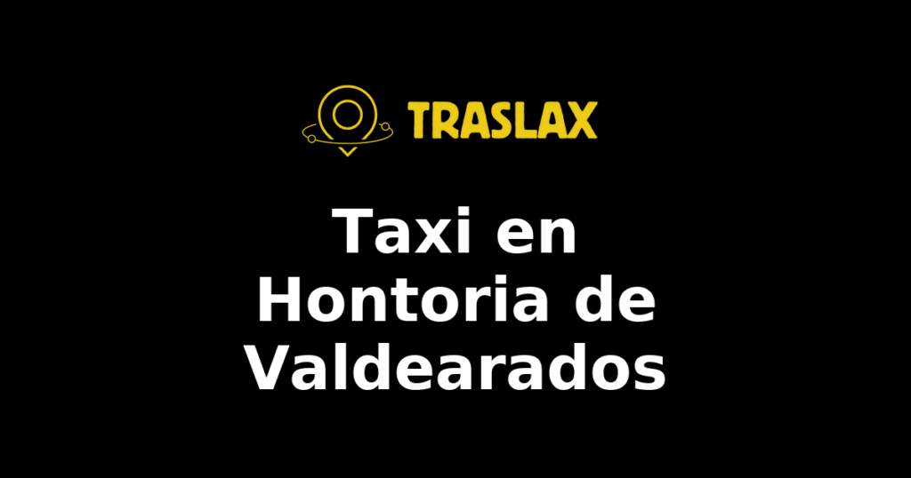Taxi y traslado en Hontoria de Valdearados