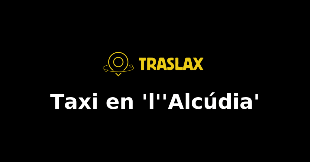 Taxi y traslado en 'l''Alcúdia'