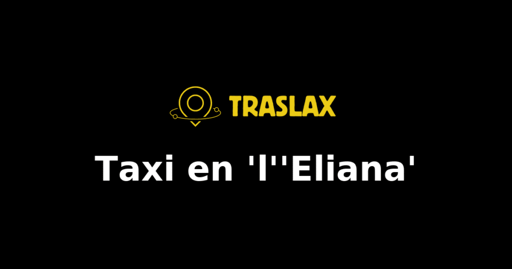 Taxi y traslado en 'l''Eliana'