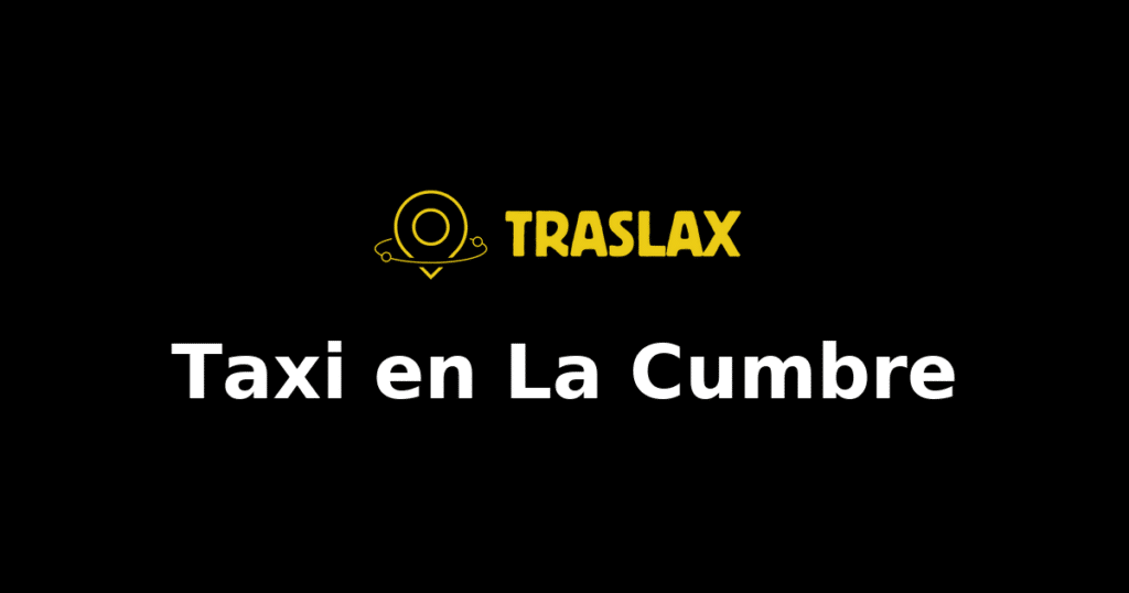 Taxi y traslado en La Cumbre