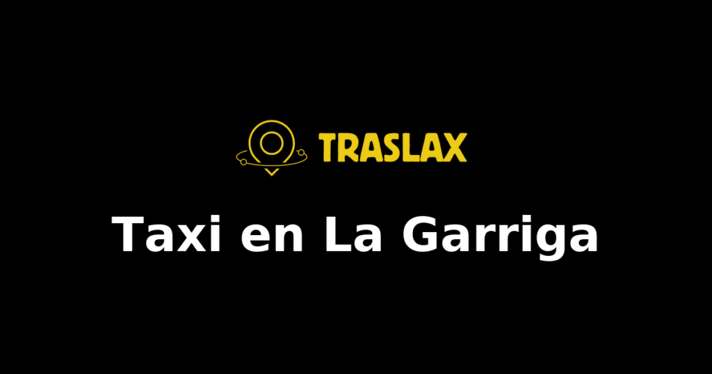 Taxi y traslado en La Garriga