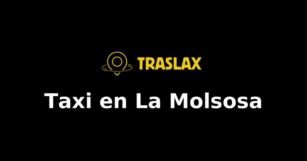 Taxi y traslado en La Molsosa
