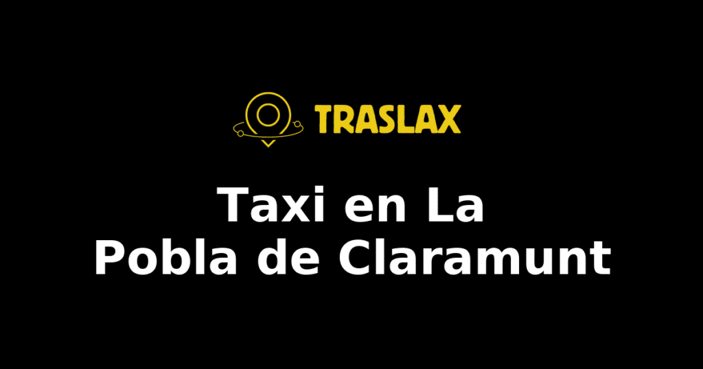 Taxi y traslado en La Pobla de Claramunt