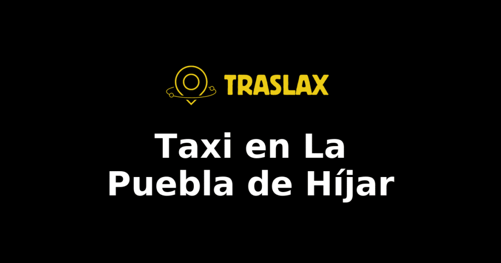 Taxi y traslado en La Puebla de Híjar