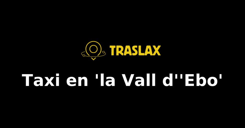 Taxi y traslado en 'la Vall d''Ebo'