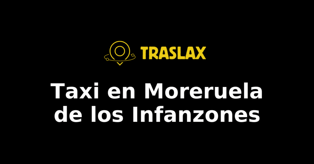 Taxi y traslado en Moreruela de los Infanzones