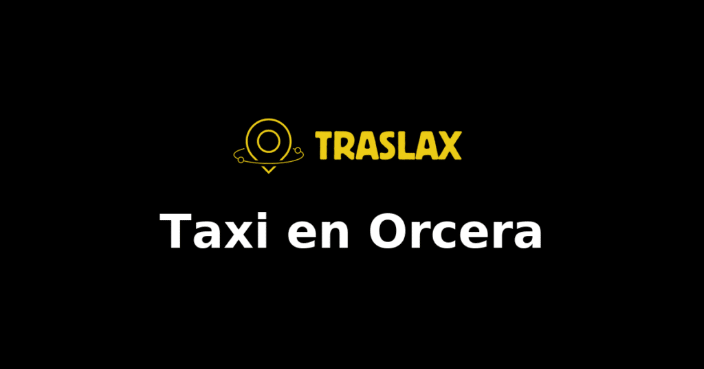 Taxi y traslado en Orcera