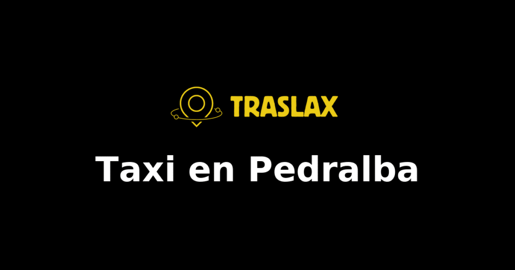 Taxi y traslado en Pedralba