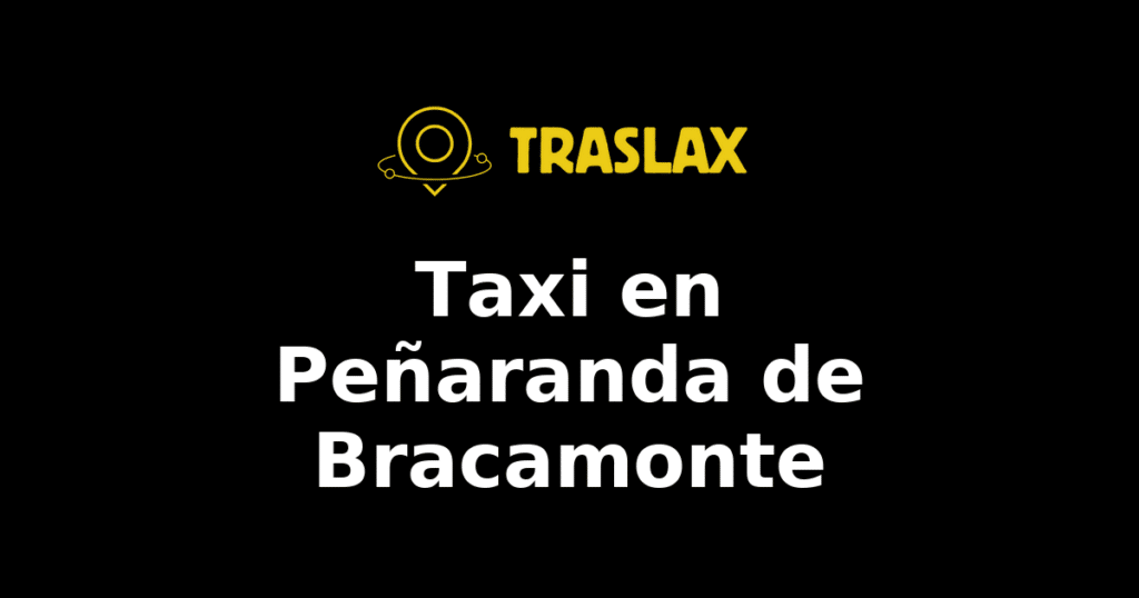 Taxi y traslado en Peñaranda de Bracamonte