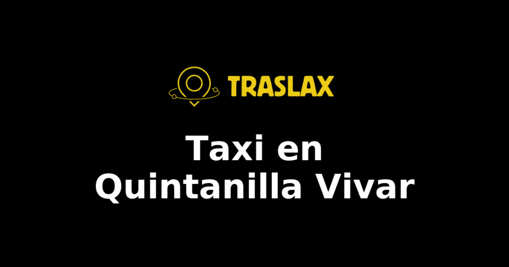 Taxi y traslado en Quintanilla Vivar