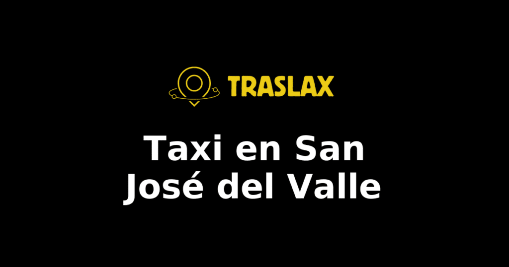 Taxi y traslado en San José del Valle