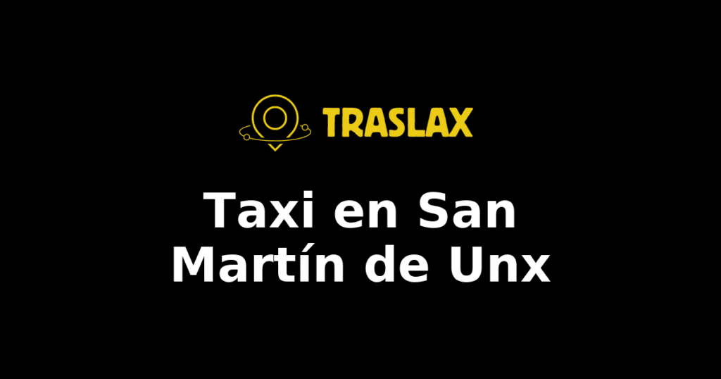 Taxi y traslado en San Martín de Unx