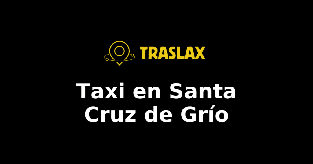 Taxi y traslado en Santa Cruz de Grío