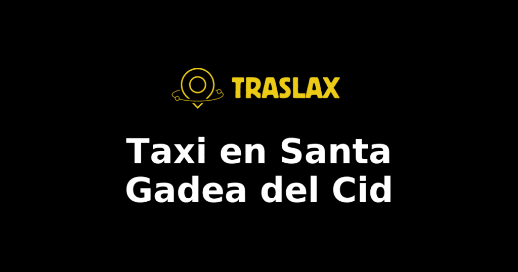 Taxi y traslado en Santa Gadea del Cid