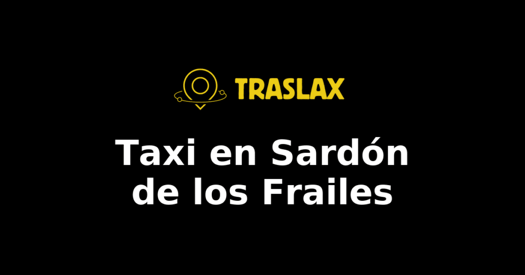 Taxi y traslado en Sardón de los Frailes