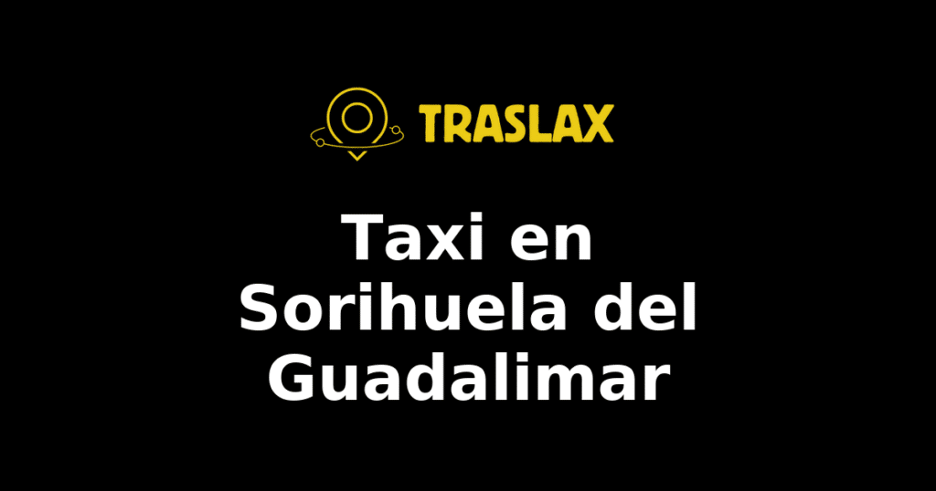 Taxi y traslado en Sorihuela del Guadalimar