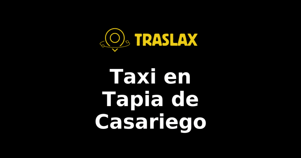 Taxi y traslado en Tapia de Casariego
