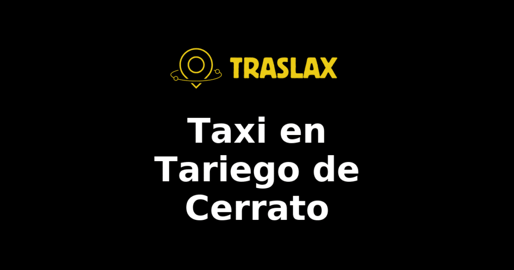 Taxi y traslado en Tariego de Cerrato