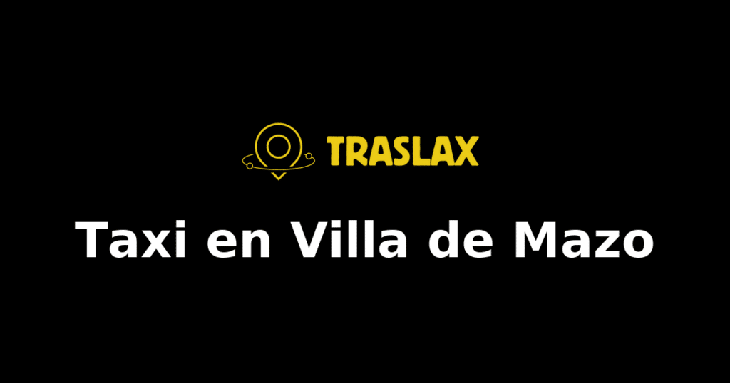 Taxi y traslado en Villa de Mazo