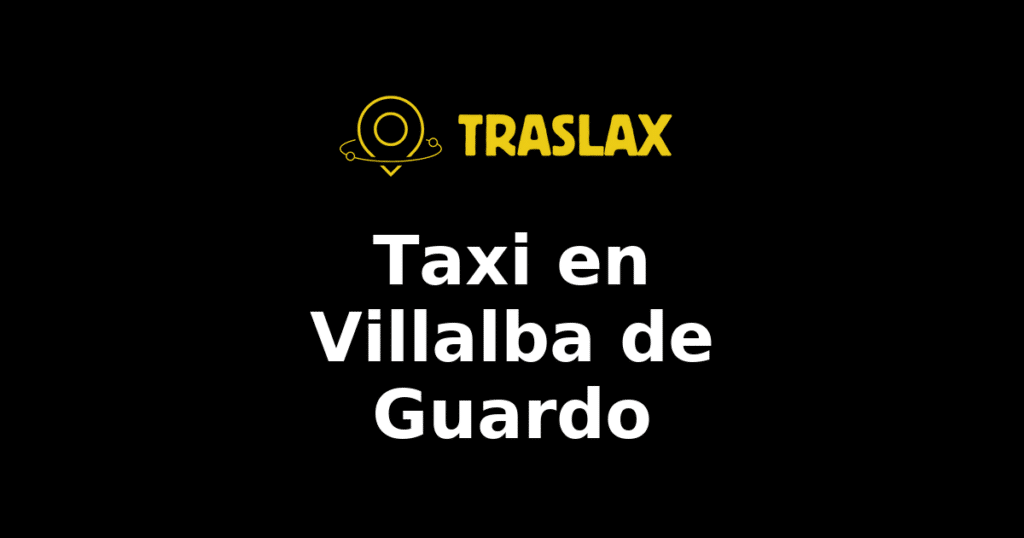 Taxi y traslado en Villalba de Guardo