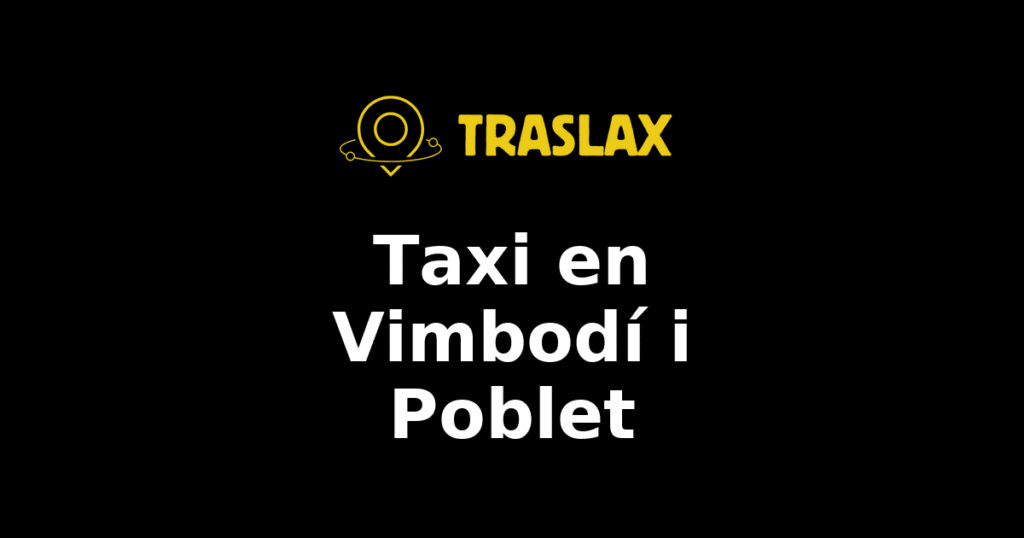 Taxi y traslado en Vimbodí i Poblet