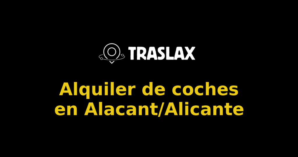 Alquiler de coches en Alacant/Alicante