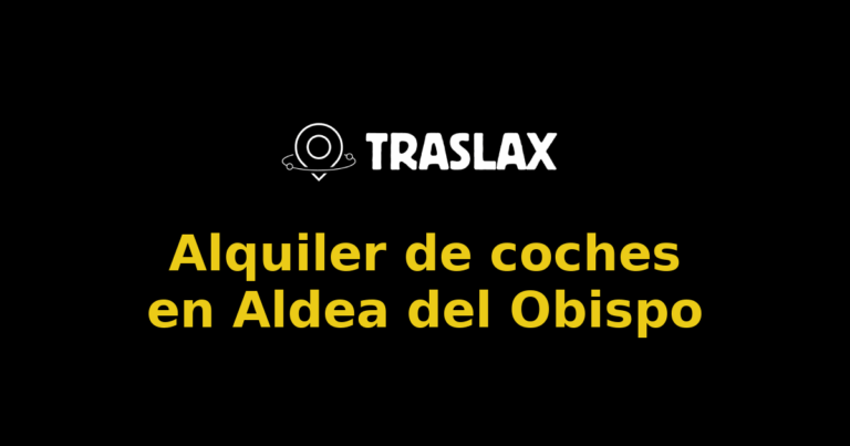 Alquiler de coches en Aldea del Obispo