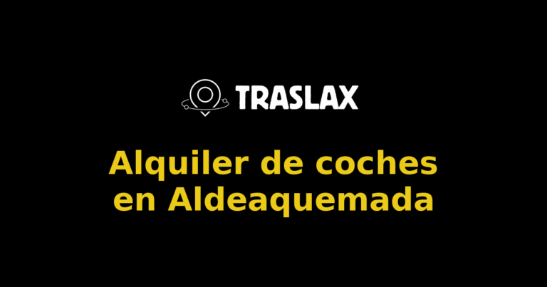 Alquiler de coches en Aldeaquemada