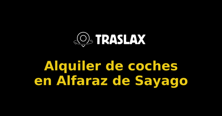 Alquiler de coches en Alfaraz de Sayago