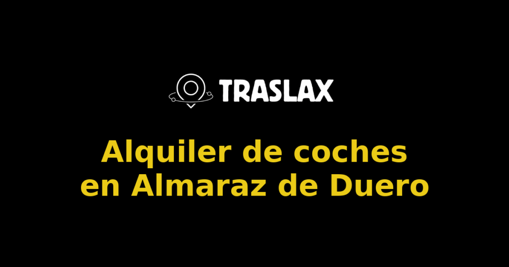 Alquiler de coches en Almaraz de Duero