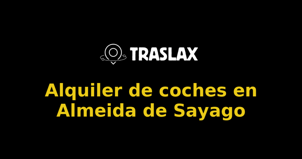 Alquiler de coches en Almeida de Sayago