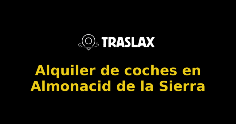 Alquiler de coches en Almonacid de la Sierra